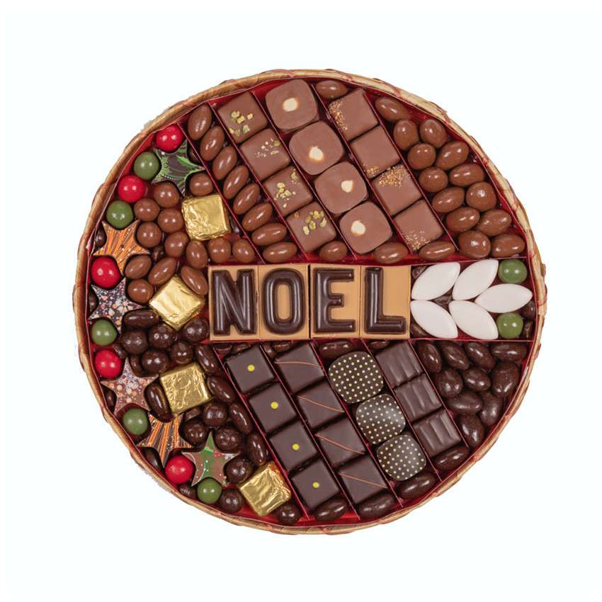 Plateaux chocolats Noël Taille 4 Plateaux chocolats Noël Taille 4