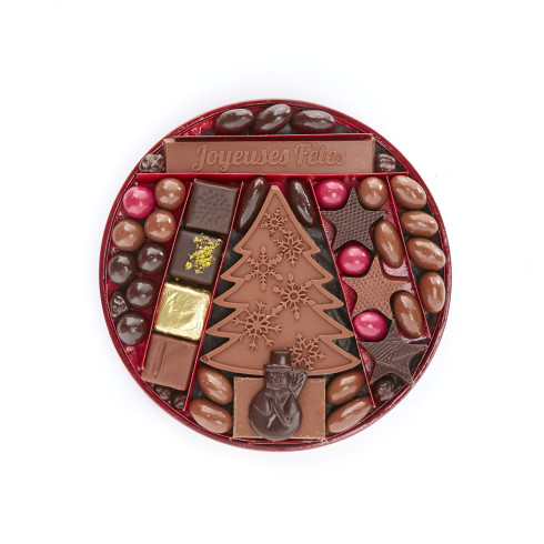 Plateaux chocolats de Noël T1 ou T2 / Boites de chocolats de Noël
