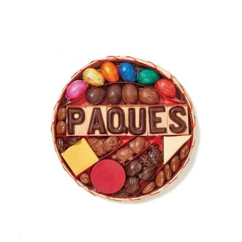 Plateau rond T2 Pâques 2026 / Coffrets de chocolats de Pâques