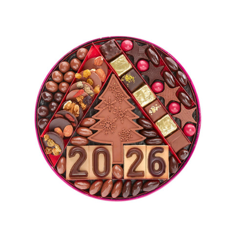 Plateau Chocolats Bonne Année 2026 T.2 / Chocolats Nouvel An