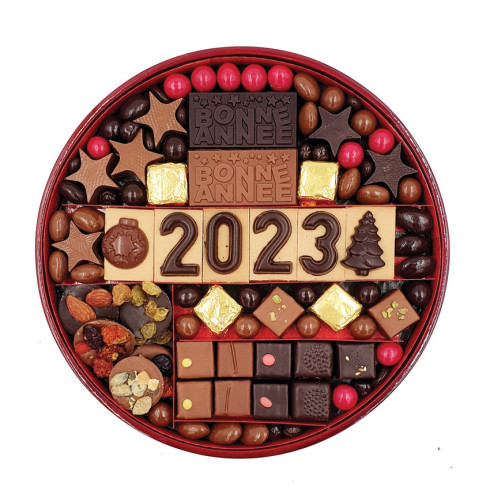 Plateau chocolats 2023 Taille 3 / Le Nouvel An