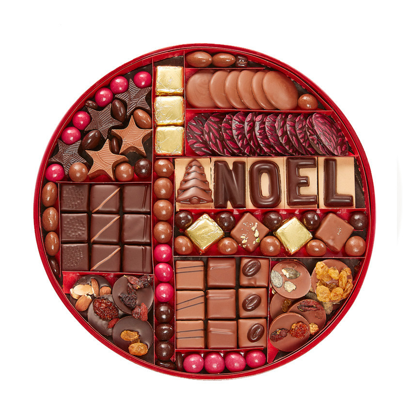 Boite chocolat cadeau Noël T4