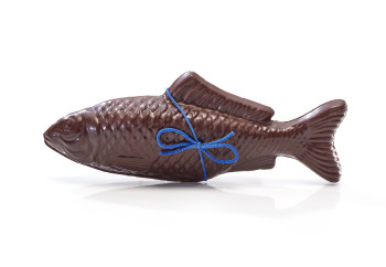 Poisson en chocolat noir pour Pâques Jadis et Gourmande