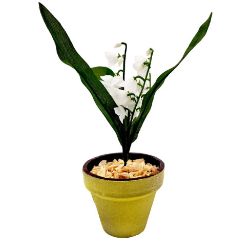 Pot brin de muguet chocolat noir -2 tailles / Le 1er Mai