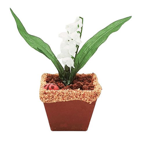 Pot de muguet chocolat lait - 2 tailles / Le 1er Mai