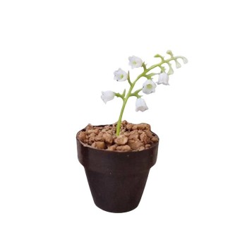 Pots de muguet chocolat Noir image 3