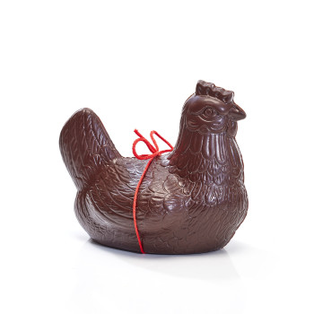 Poule de Pâques en chocolat noir Jadis et Gourmande