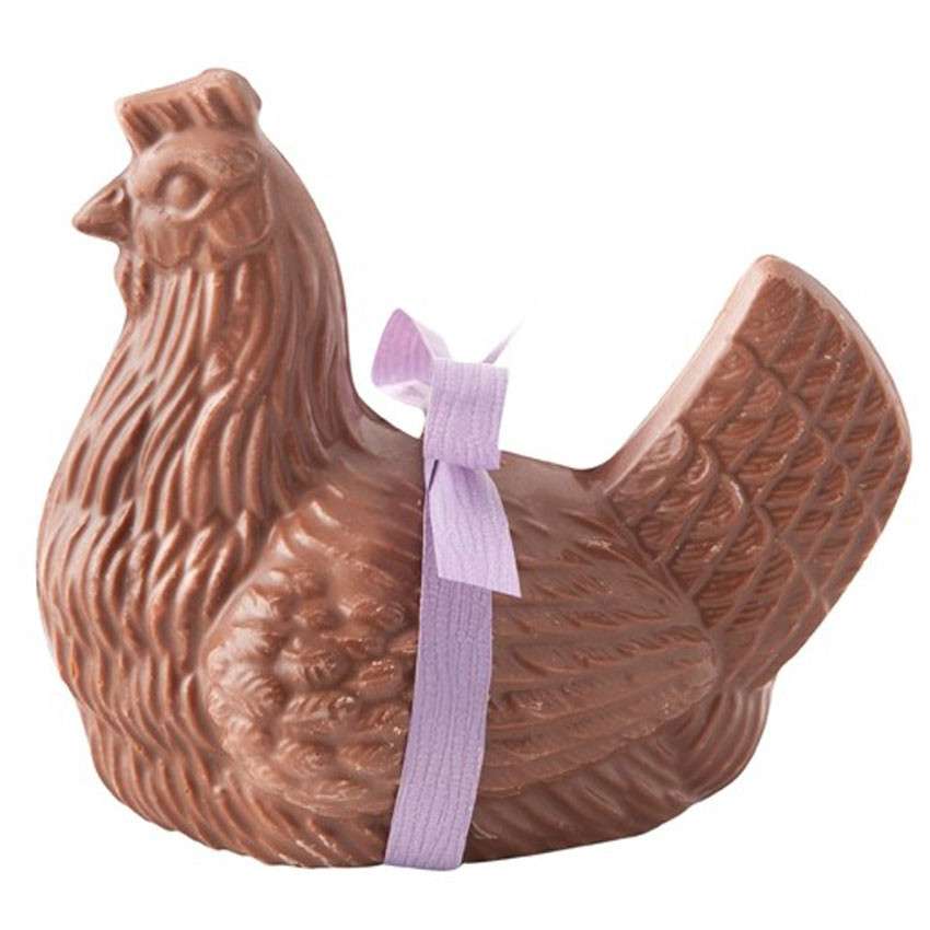 Poule En Chocolat Au Lait Pour Paques Poule En Chocolat Au Lait Pour Paques