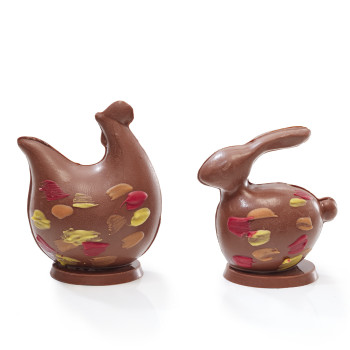 Poulette ou lapinou chocolat au lait Jadis et Gourmande