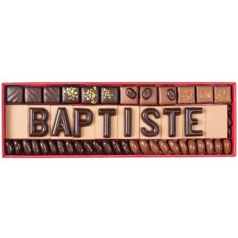 10 lettres pour un prénom chocolat (JGL) / Fêter une naissance