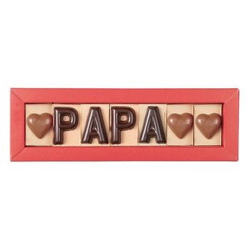 Message Papa en chocolat Jadis et Gourmande