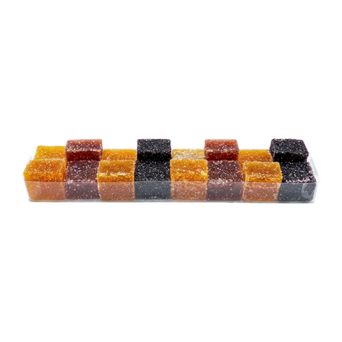 Réglette de pâtes de fruits artisanales - 16 pièces / Collection été