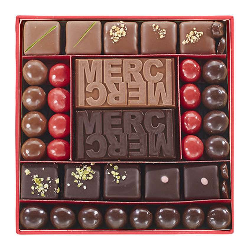 Coffret cadeaux affaires chocolat personnalisable