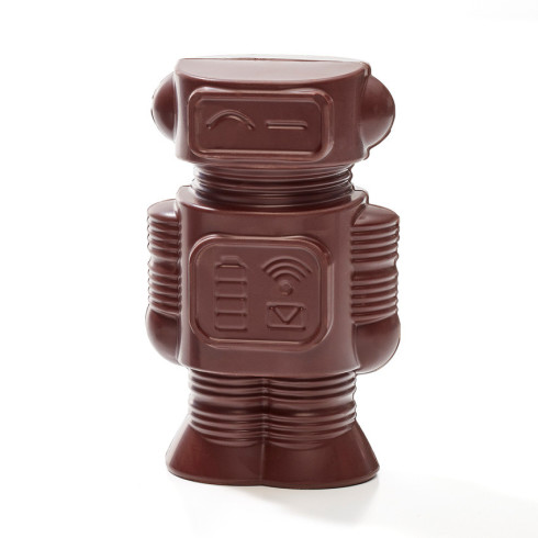 Robot en chocolat Noir / Chocolats de Noël