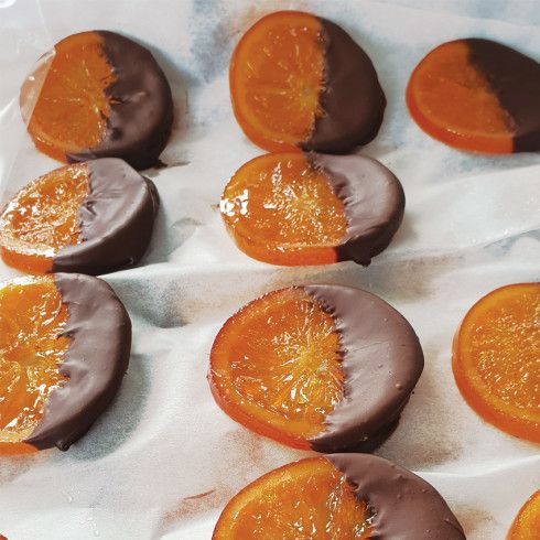 Rondelle d'orange chocolat & praliné / Les spécialités en chocolat