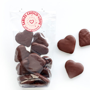 Sablés coeur & Chocolat noir Jadis et Gourmande