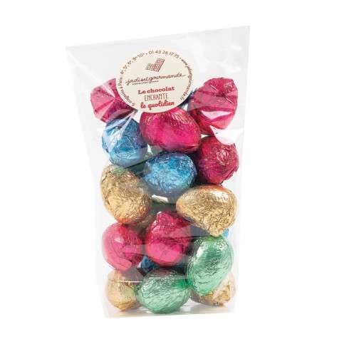 Sachet 200g cinquo mélange œufs Pâques Caramel au beurre salé et praliné / Chocolat Pâques Entreprise