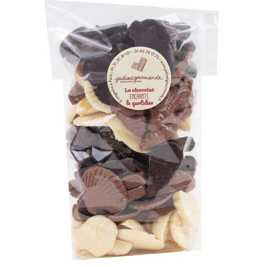 Sachet 200g ou 400g fritures pâques noir, lait & blanc