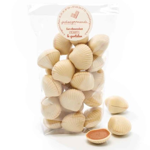 Sachet 200g de coques blanches de Pâques / Fritures de Pâques en chocolat  -20%