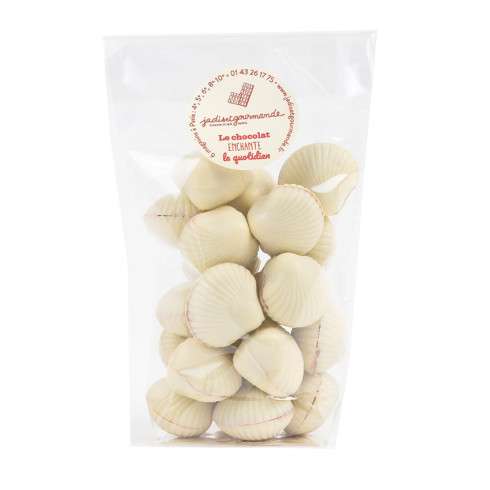 Sachet 200g de coques blanches de Pâques / Fritures de Pâques en chocolat