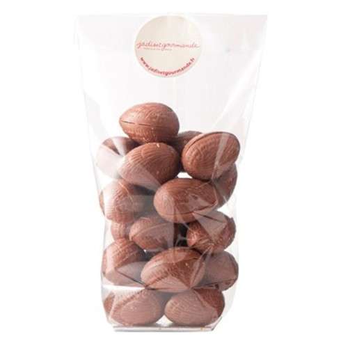 Sachet 200g d'œufs de Pâques praliné lait / Chocolats de Pâques traditionnels