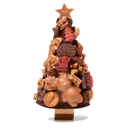 Sapin de Noël GM chocolat Noir / Chocolats de Noël originaux