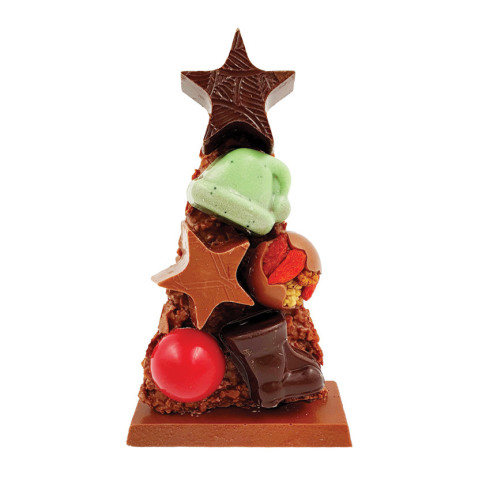 Sapin chocolat Lait - Taille 1 / Cadeau Chocolat Noël