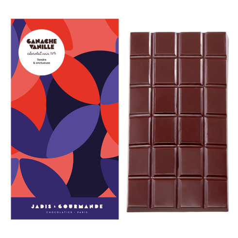 Tablette ganache vanille, chocolat noir / Les tablettes de chocolat