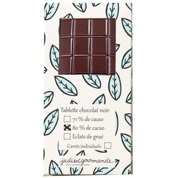 Tablette de chocolat noir 80 % Jadis et Gourmande