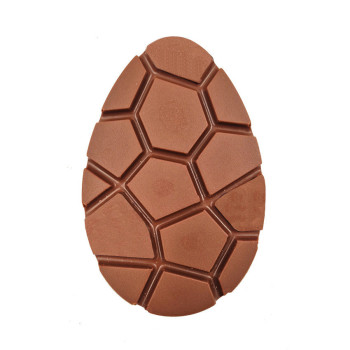 Tablette de Pâques en chocolat au lait garnie praliné Jadis et Gourmande