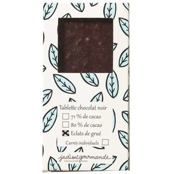 Tablette de chocolat noir aux éclats de grué Jadis et Gourmande