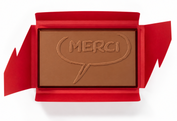 Plaque avec logo chocolat LAIT image 5