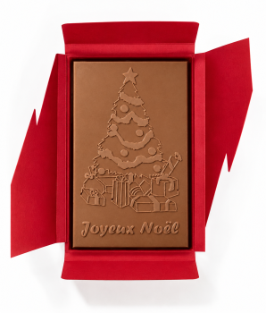 Plaque avec logo chocolat LAIT image 3