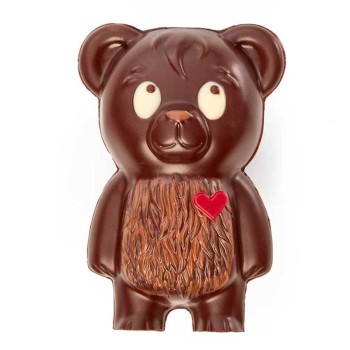 Teddy guimauve & framboise chocolat Noir Jadis et Gourmande