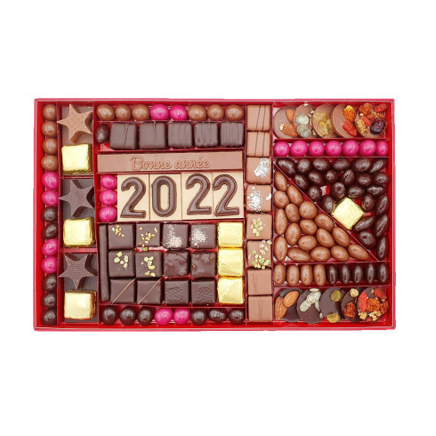 Voeux en chocolat Taille 6 / Le Nouvel An
