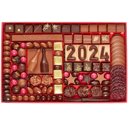 Voeux en chocolat Taille 6 / Le Nouvel An