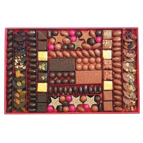 Coffret Noël en entreprise / Cadeaux d'affaires en chocolat