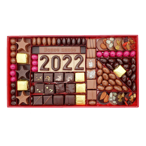 Voeux en chocolat Taille 5 / Le Nouvel An