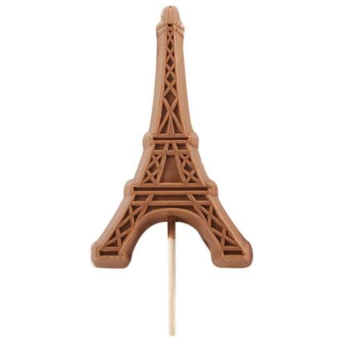 Sucette tour Eiffel en chocolat au lait / Accueil