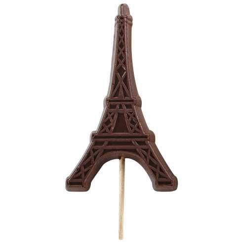 Sucette tour Eiffel en chocolat noir / Accueil
